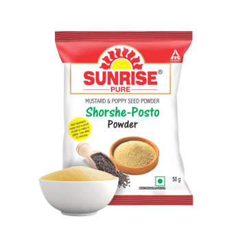 Sunrise Pure Shorshe Posto Powder / Mustard & Poppy Seeds