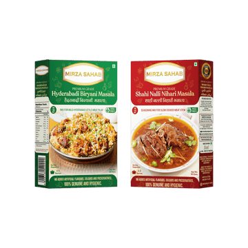 Mirza Sahab Hyderabadi Biryani Masala and Nihari Masala