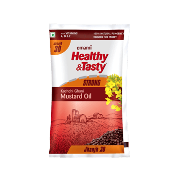 Emami Healthy & Tasty Strong Kachchi Ghani Mustard Oil