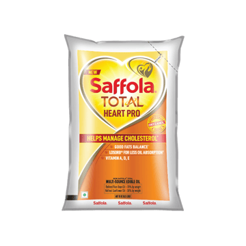 Saffola Total Heart Pro Rice Bran & Sunflower Blended Cooking Oil