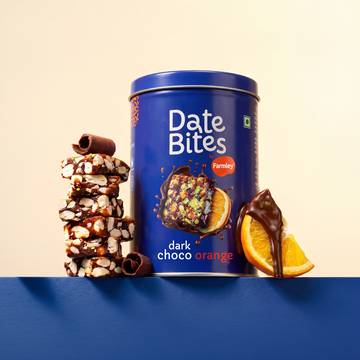 Farmley Dark Choco Orange Date Bites Dessert (No Added Sugar)