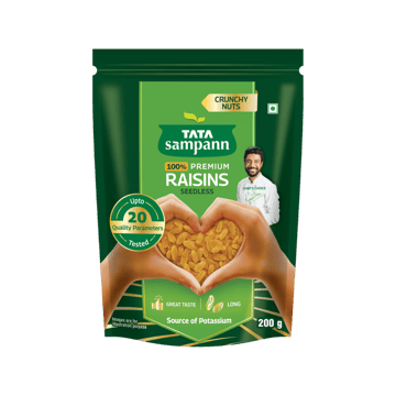 Tata Sampann Seedless Raisins (100% Pure Premium)