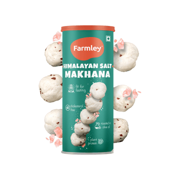Farmley Roasted & Himalayan Salted (Sendha Namak) Flavoured Makhana Roasted In Olive Oil