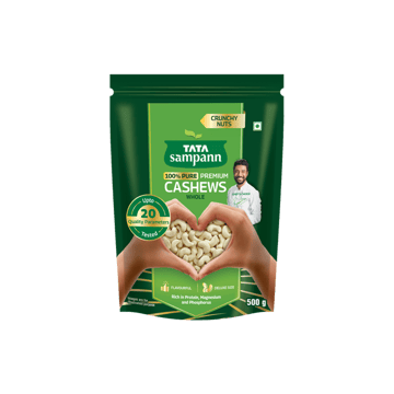 Tata Sampann Cashew (100% Pure Premium) - 500 g