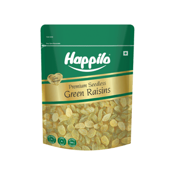Happilo Premium Seedless Green Raisins