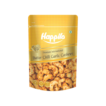 Happilo Butter Chilli Garlic Flavoured Cashew
