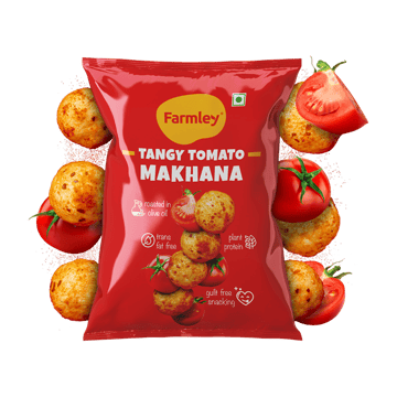 Farmley Tangy Tomato Flavoured Makhana Roasted In Olive Oil