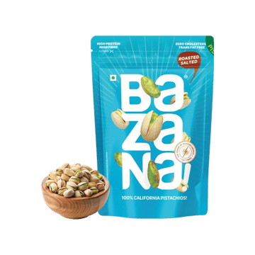 Bazana Roasted and Salted 100% California Pistachios