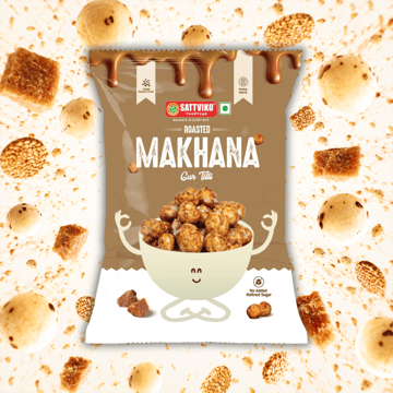 Sattviko Gur(Jaggery) Roasted Flavoured Makhana