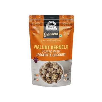 Wonderland Foods Flavoured Walnut (Coated with Jaggery & Coconut)