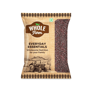 Whole Farm Premium Black Big Mustard Seeds
