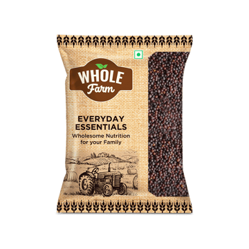 Whole Farm Premium Black Small Mustard Seeds (Rai)