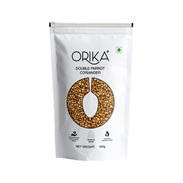 Orika Double Parrot Coriander Seeds Whole (Kottambari/Dhaniya)