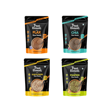True Elements Premium Whole Healthy Diet Seeds Mix Combo