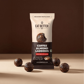 Coffee Almond Sugar-Free Laddu by Eat Better Co