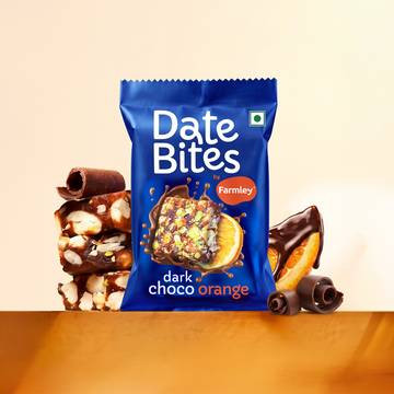 Farmley Dark Choco Orange Date Bites Dessert