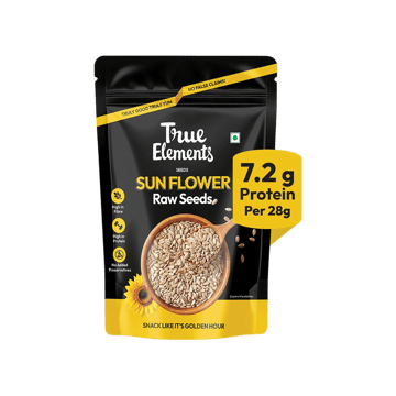 True Elements Raw Sunflower Seeds 7.2g/28g Protein