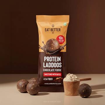 Chocolate Fudge Protein Laddu by Eat Better Co
