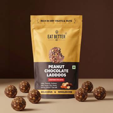 Peanut Chocolate No Added Sugar Laddu by Eat Better Co