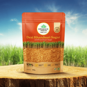 A TATA Product - Organic India Desi Khandsari Unrefined Organic Brown Sugar