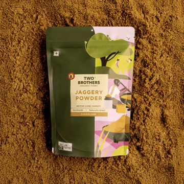 Two Brothers Jaggery Powder Sugarcane Crushed Granular
