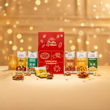 Nutty Gritties Celebrating Traditions Dry Fruits Gift Pack