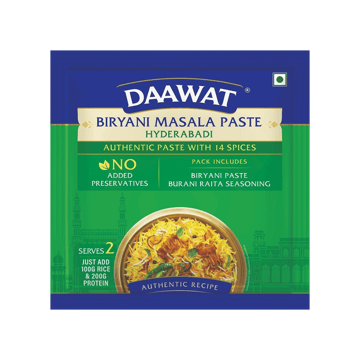 Daawat Hydrabadi Masala Biryani Paste With Raita Seasoning