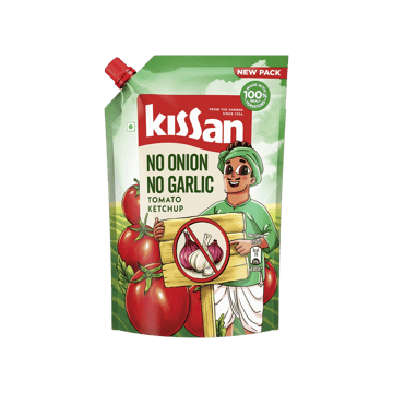 Kissan Tomato Ketchup (No Onion & Garlic) - Doy Pack