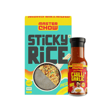 MasterChow Sticky Rice (Short Grain) +  Chilli Garlic Sauce Combo
