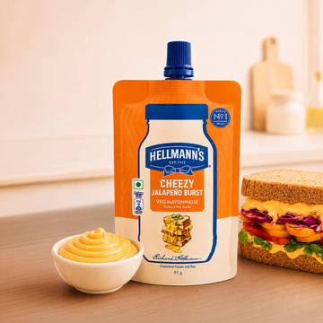 Hellmann's Cheesy Jalapeno Burst Mayonnaise