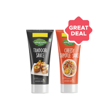Wingreens Farms Tandoori Sauce +  Cheesy Chipotle Sauce Combo