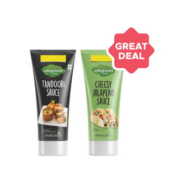 Wingreens Farms Tandoori Sauce +  Cheesy Jalapeno Sauce Combo