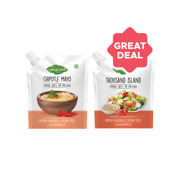 Wingreens Farms Chipotle Flavoured Mayonnaise +  Thousand Island Salad Dressing Combo