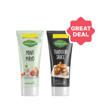 Wingreens Farms Mint Flavoured Mayonnaise +  Tandoori Sauce Combo