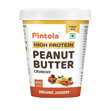 Pintola High Protein Organic Jaggery Crunchy Peanut Butter