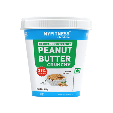 MyFitness All Natural Peanut Butter Crunchy Spread (Unsweetened)