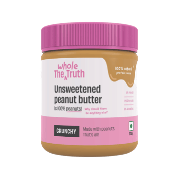 The Whole Truth Crunchy Unsweetened Peanut Butter