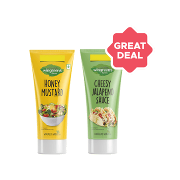 Wingreens Farms Honey Mustard Aioli Sandwich Spread +  Cheesy Jalapeno Sauce Combo