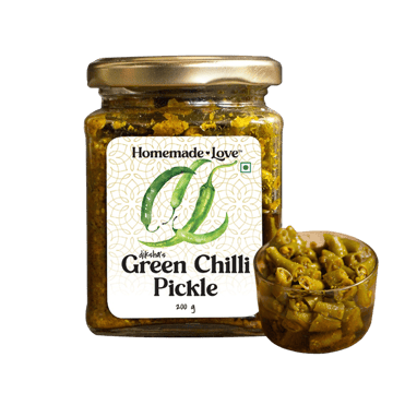 Homemade Love Green Chilli Pickle
