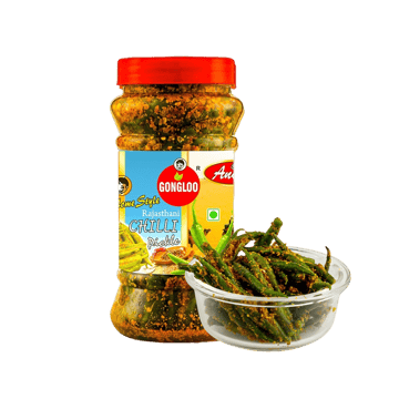 Gongloo Rajasthani Green Chilli Pickle