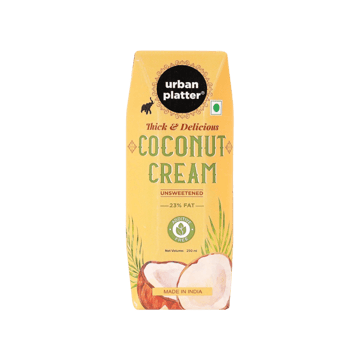 Urban Platter Unsweetened Coconut Cream