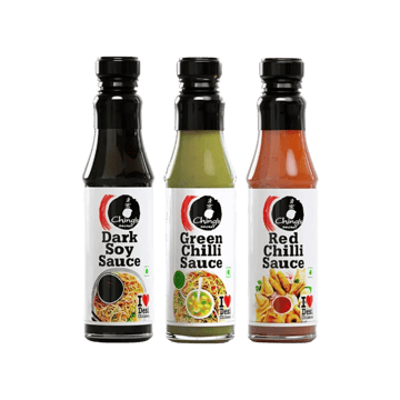 Ching's Secret Dark Soy, Green Chilli, Red Chilli Sauce