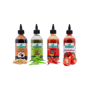 Green Piece Jain Chinese Sauce Set