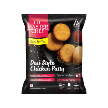ITC Master Chef Desi Style Chicken Burger Patty