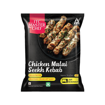 ITC Master Chef Malai Chicken Seekh Kebab