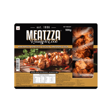 Meatzza Marinated Boneless Tandoori Chicken Tikka