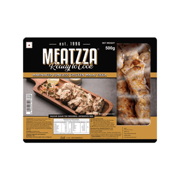 Meatzza Marinated Boneless Malai Chicken Tikka