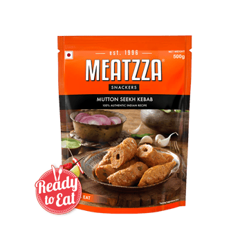 Meatzza Mutton Seekh Kebab (Frozen)