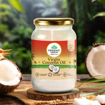 A TATA Product - Organic India Organic Cold Pressed Virgin Coconut Oil