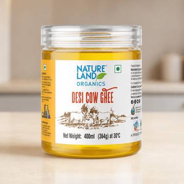 Natureland Organics Premium Desi Organic Cow Ghee